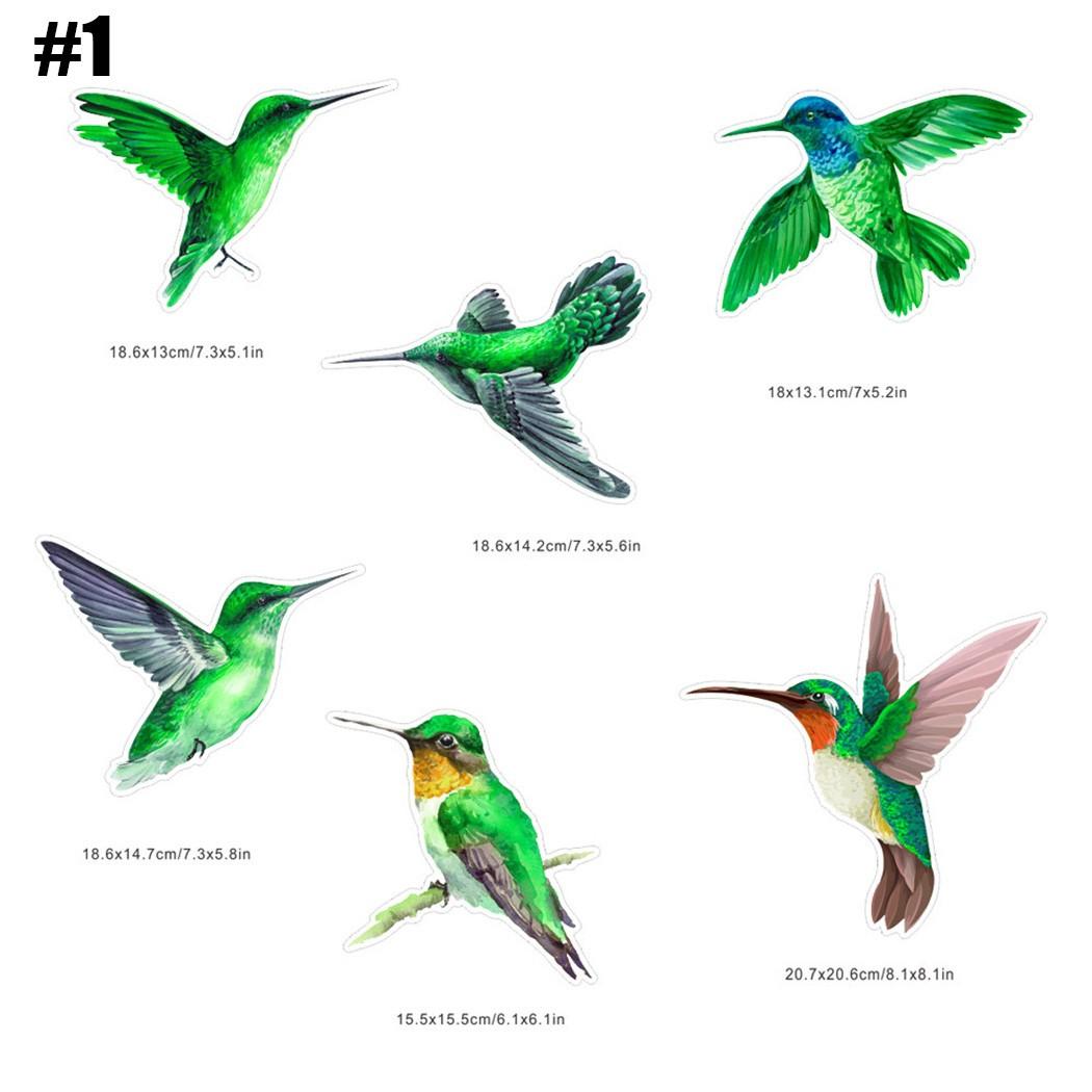 

Bathroom Stickers Bird Cling Decor Decorations Electrostatic