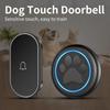 Smart Wireless LED Touch Doorbell with Waterproof Flashing Light for Pets