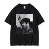 Saddam Hussein con Pistola Magliette Meme Divertenti Unisex Moda Donna Streetwear Oversize Unisex Casual Cotone Morbido Manica Corta