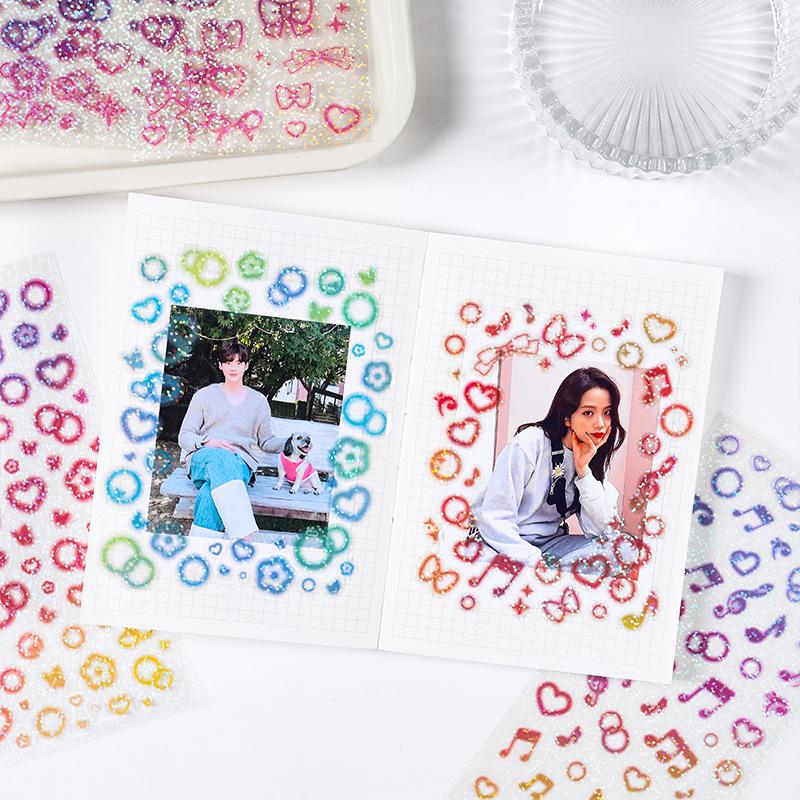 Yuezhen Galaxy Wonderland Waterproof Retro PET Stickers - Cute DIY Children's Journal Pack