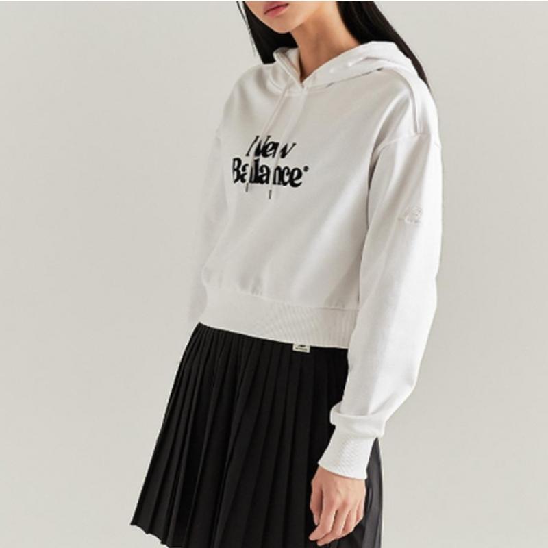 New Balance Women S Cropped Hoodie Nbn0d1w242 Ac