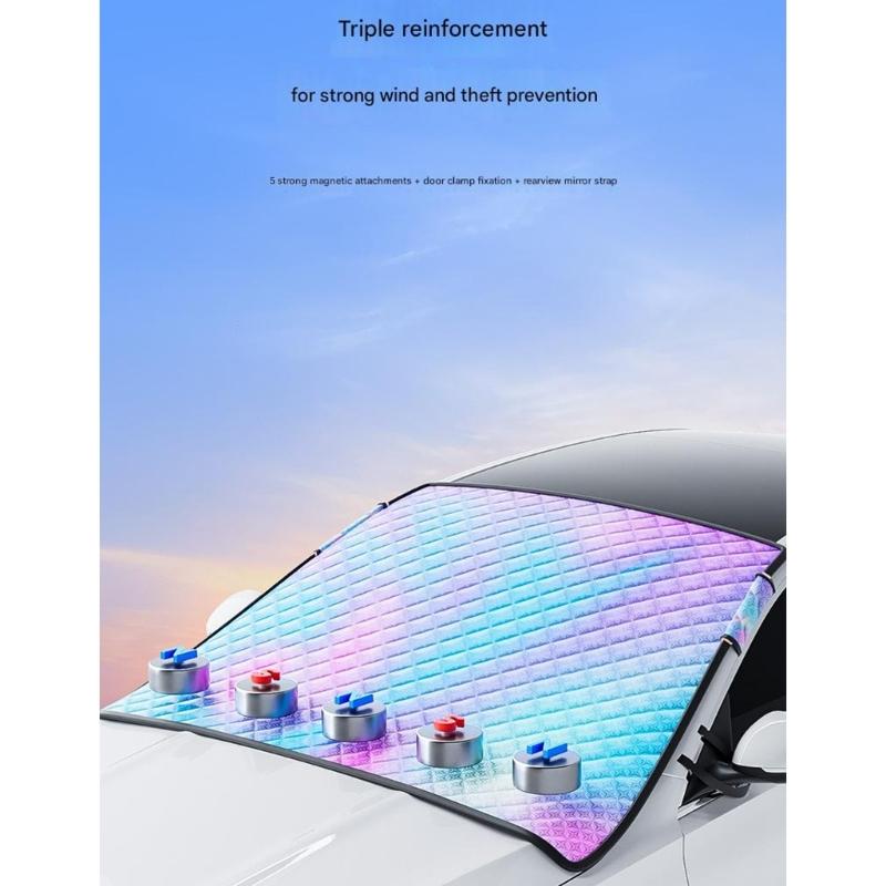 Universal Windshield Cover Car Front Window Cover for Ice Snow Automotive Windscreen Protector Cover Car Accessory
