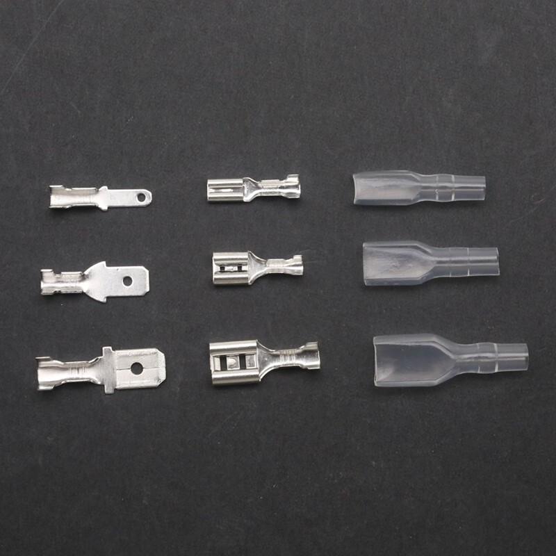 Jienuoli Quick Disconnect Crimp Terminals with Insulated Sleeves