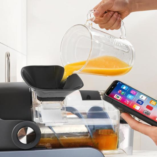 1/2 Stück Spritzschutz-Fließhaube für Ninja Slushy-Maschine FS301 FS300 3D-gedruckter Kunststoff Flüssigkeit