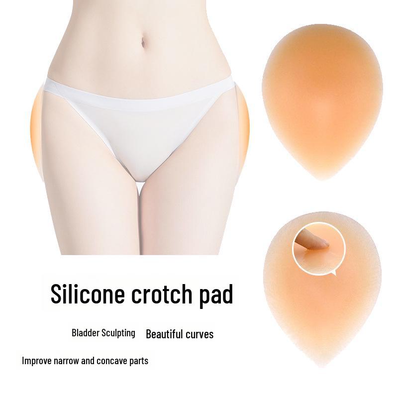 Almofadas de Silicone Auto-Adesivas para Aumento do Quadril - Design Sem Costura em Gota de Água