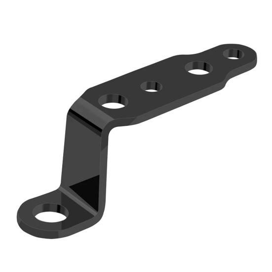 

Многофункциональный кронштейн для светодиодного прожектора для мотоцикла, нержавеющий, устойчивый к коррозии, простой в установке, стойка для лампы из алюминиевого сплава чёрный