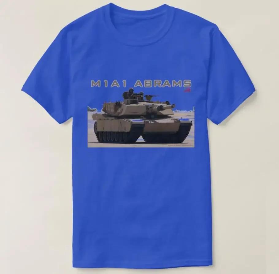 USA M1A1 Abrams Tank Men Tshirt Short Sleeve Casual Cotton ONeck Summer Mens T Shirts S