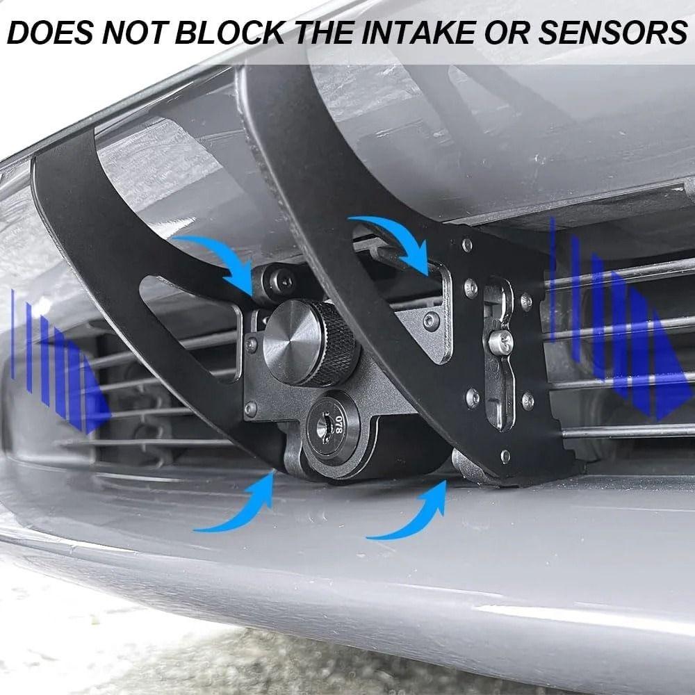 Lockable Licence Plate Cover Anti Theft License Plate Mounting Bracket  Vehicle-Mounted