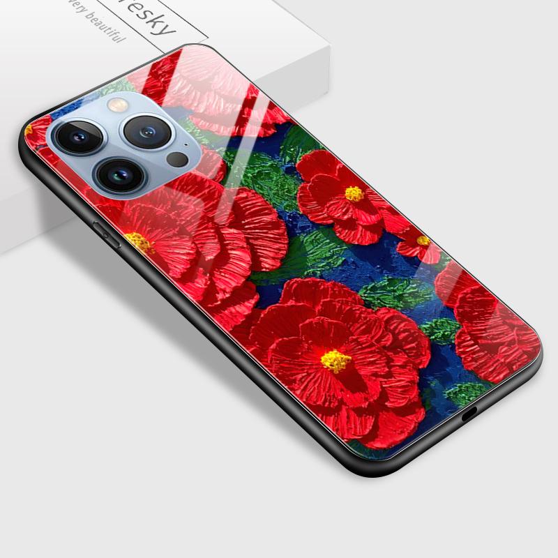 Tempered Glass Phone Case For Samsung A12 A16 A32 A53 S20FE S23 S25 Honor20 X6A 90Lite 9X Huawei Y9Prime2019 P30Lite Soft Edge Shockproof Smooth Shell