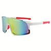 Outdoor Cycling Glasses with A Mixed Color Frame and Lenses Suitable for Mountain Biking