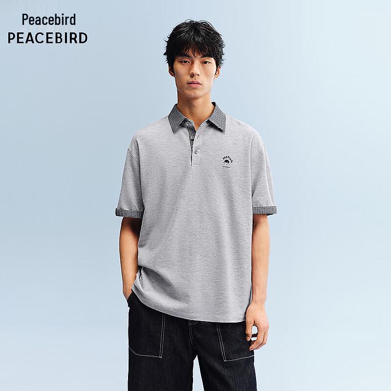 PEACEBIRD Men s Skateboard Dog Collaboration Antibacterial Polo Shirt 3XL