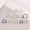 8Pcs/32Pcs Stainless Steel Piercing Hoop Accessories Nose Rings Labret Jewelry Tragus Labret Cartilage Earrings For Women Men