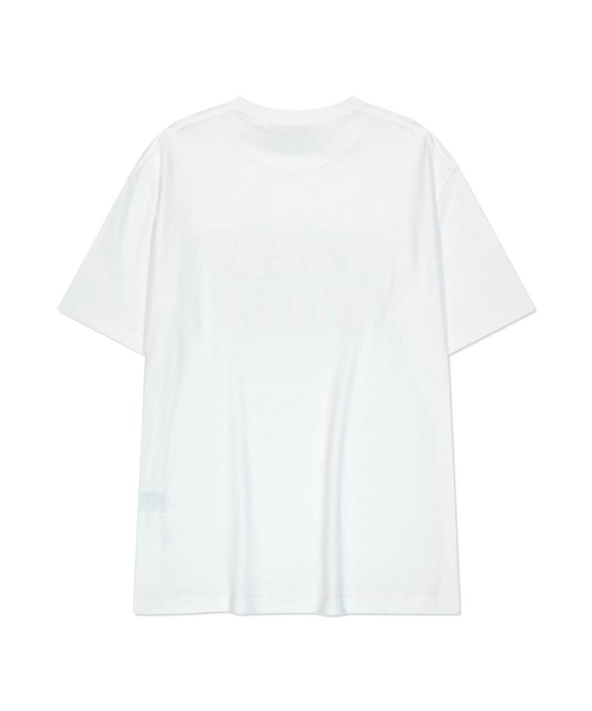 WACKY WILLY Lettering Short Sleeve T-Shirt White