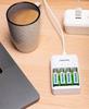 Philips SCB4013NB/0 Battery Charger USB Output LED Indicators