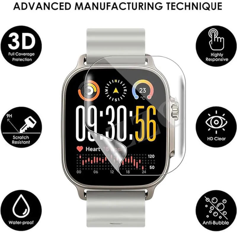 Soft Hydrogel Film Screen Protector For Realme Watch 5 Scratch resistant HD TPU Protective Film For Realme Watch 5 Accessories