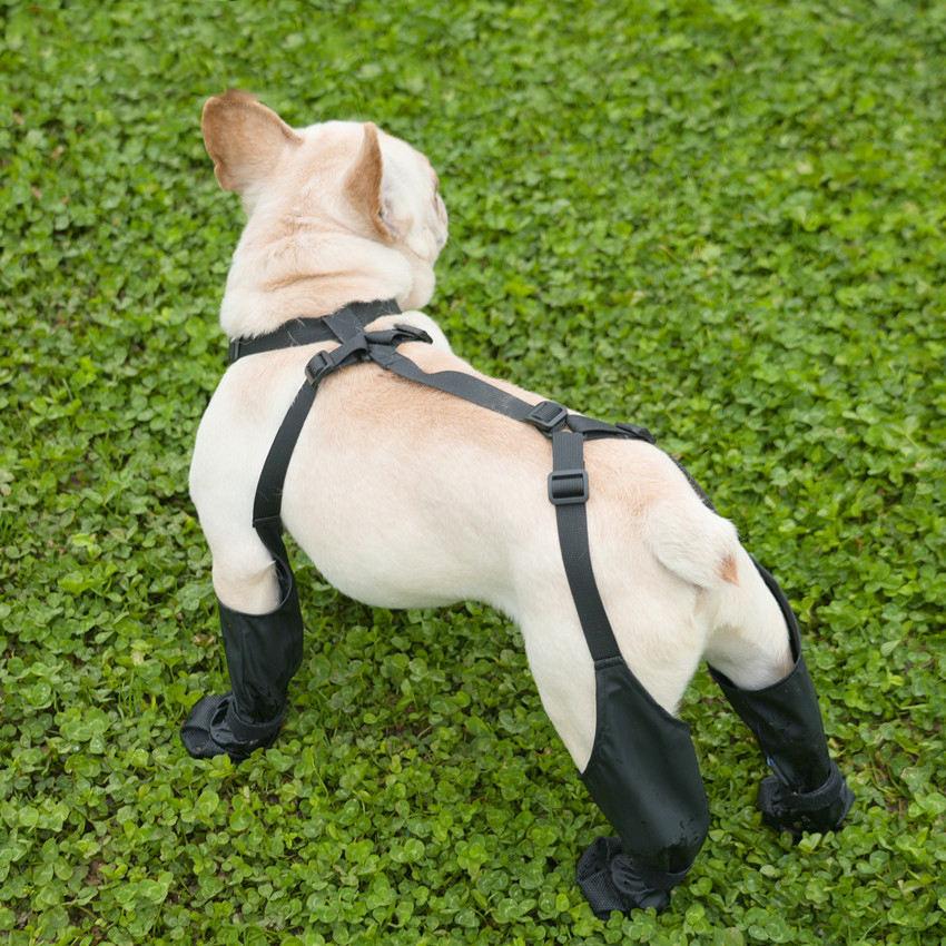 Breathable Waterproof Dog Paw Boot Leggings Anti-Slip Outdoor Walking Dog Shoes for Rainy Days Classic Design Solid Pattern