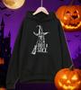 Happy Halloween Broom Hat Printing Men Hoodies All-Match Casual Pullovers Autumn Fleece Hoodie Loose Pocket Male Streetwear