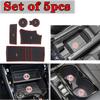 Tappetino Antiscivolo per Slot Portiera per Peugeot 2008 e-2008 GT Line 2019 - 2024 Accessori Styling Pad Antiscivolo