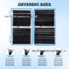 DIY Natural Dense Cluster False Eyelashes, Self-Adhesive 720 Segmented 10150D Curl, Individual Clusters
