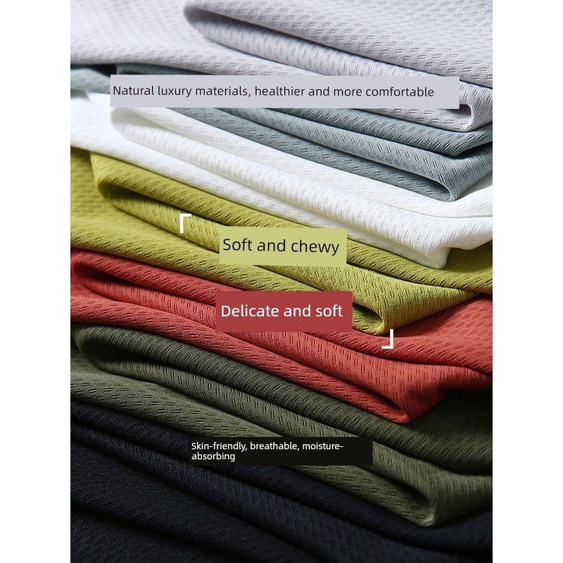 Niaojia Outdoor Sports Quick-Drying Breathable Mesh Long-Sleeved T-Shirt Men's Running Fitness Base Shirt Export Men's T-Shirt