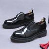 Thick-soled Heightening Niuli Business Casual Shoes Men's Leather Shoes Cowhide Leather Fashion Low-top