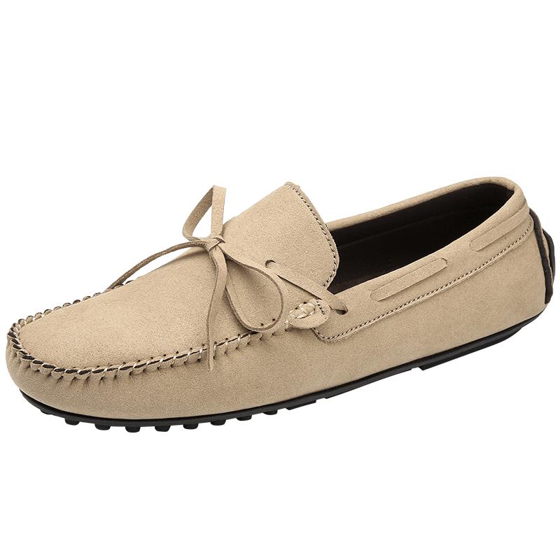 Fashion Trend Suede Men Casual Shoes Breathable Comfort Slip-on Mens Driving Shoes Fashion Men Lazy Shoes Luxury Brand Loafers Moccasins