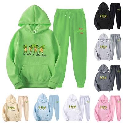 Dámska športová tepláková súprava s kapucňou Unisex dvojdielne bežecké oblečenie Pulóver s dlhým rukávom Mikina + tepláky Súprava