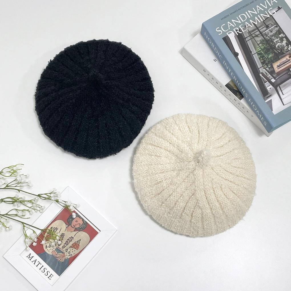 Women's and Men's Daily Fleece Peaked Beret Hat