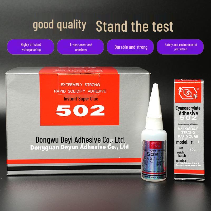 502 Universal Strong Fast-Drying Adhesive for Plastic & Wood Crafts Repair