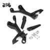 Descanso de Pé Traseiro para Passageiro Pedaleiras Suporte Para Kawasaki Ninja 400 2018-2024 Z400 2019-2024 Z500 2024