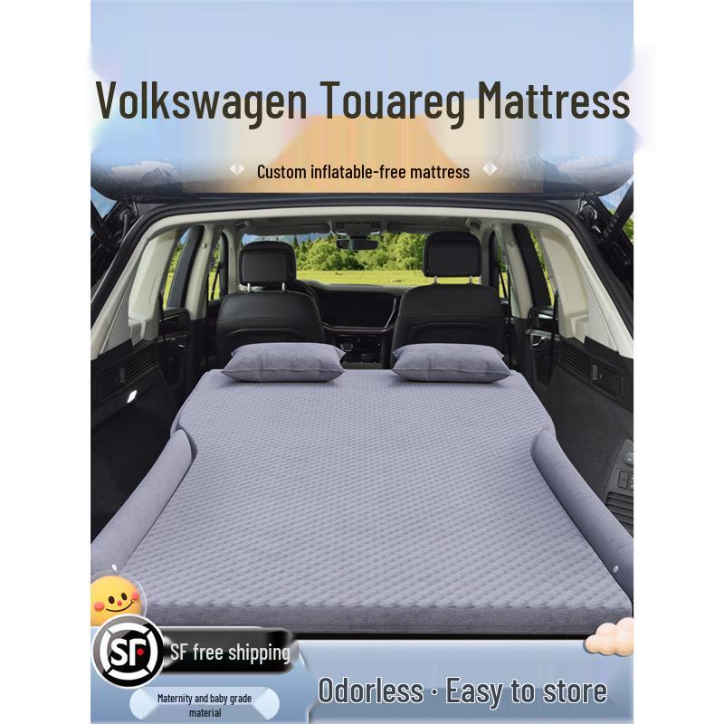 Volkswagen Touareg Inflatable Car Mattress - Rear Seat Sleeping Pad and Trunk Air Cushion.