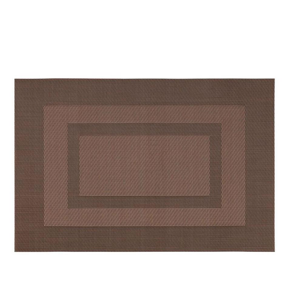 Placemats for Dining Table PVC Bamboo Pattern Table Mats Multiple Colors Non-Slip Heat Resistant Washable Easy to Clean