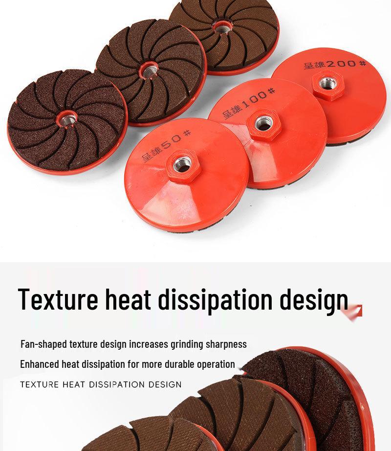 Ettstykke Marmorstein Flis Polering & Avgrading Slipeskive for Vinkelsliper