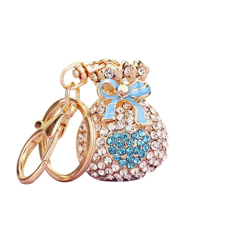 Shiny Creative Metal Monkey Keychain For Women With Glittering Design Perfect For Gifts