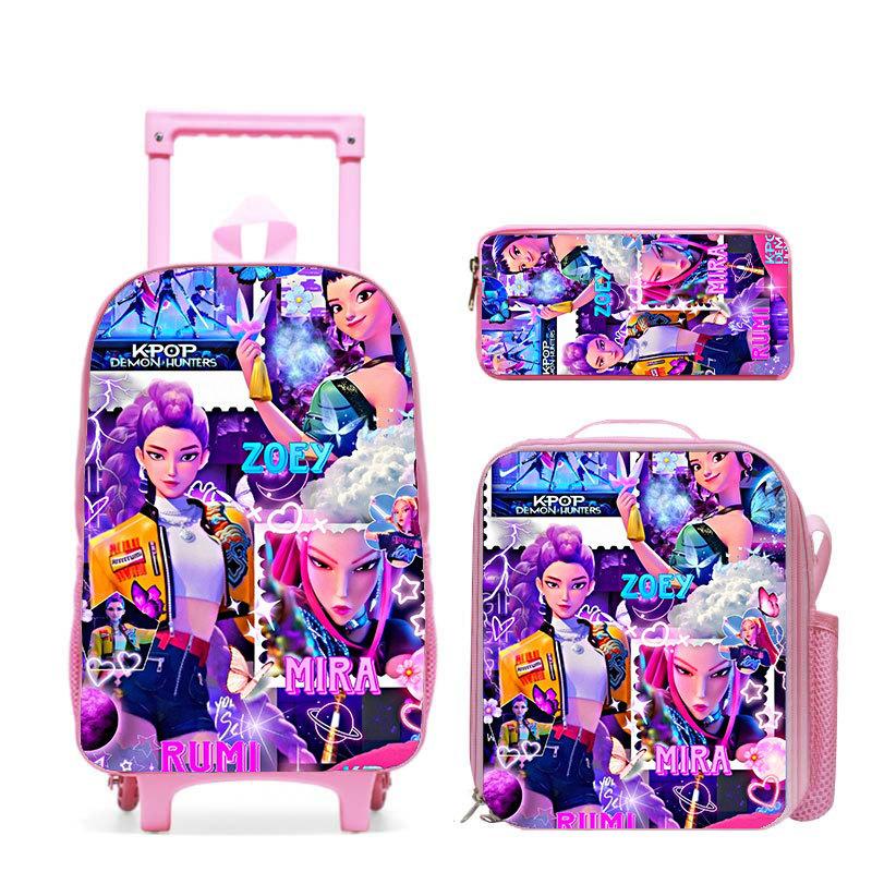 Kpop Witch Hunter Girl Group Schoolbag High Definition Printing Casual Crossing Border Lightweight Tie Rod Backpack One Piece Hair