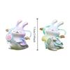 Colorful Bunny Series Model Toy Cartoon Ancient Costume Girl Doll  Desktop Ornament