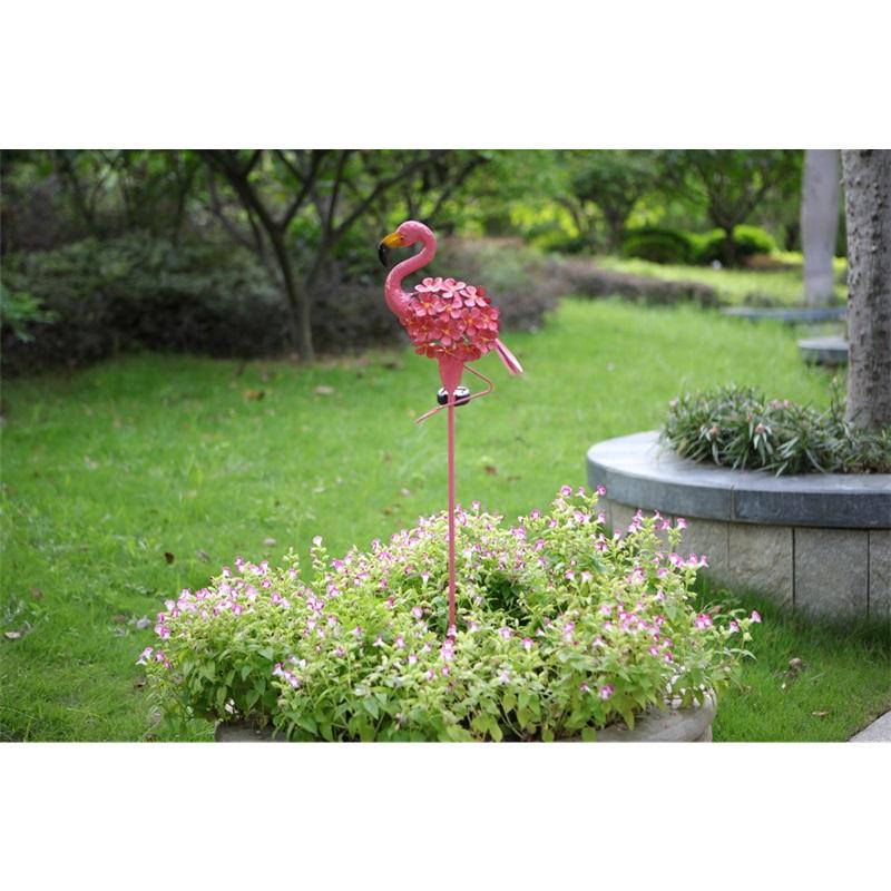 Solar Flamingo Lawn Light Outdoor Stake Light Landscape Decoration Villa Garden Courtyard Lamp Solar Powered Garden Light For Lawn And Patio