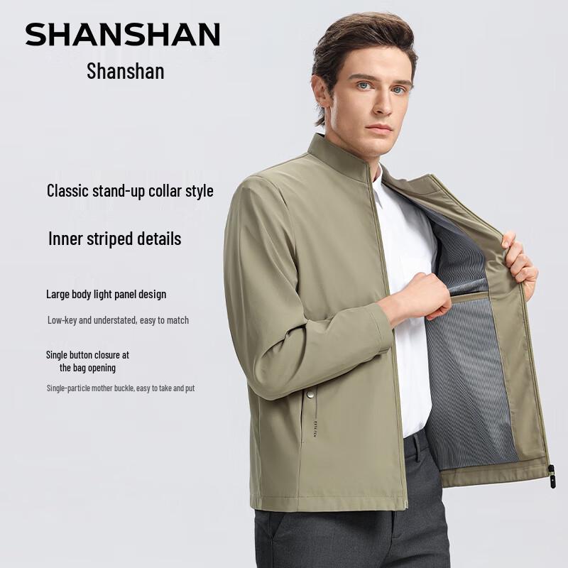 

SHANSHAN Men s Stand-Up Collar Business Casual Jacket XL /180