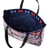 COLORFUL CANDY STYLE Gusseted School Bag for Girls Laminated Zipper Durable Adjustable Length Vinyl Coated Polka Dot and Striped French Ribbon