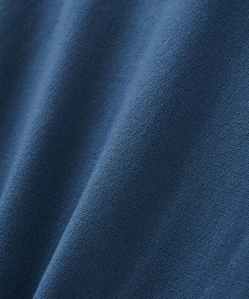 BLOND9 Button Collar Knit_Blue
