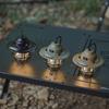 Vintage LED Camping Light 1200mAh Rechargeable Hanging Emergency Light Portable Tent Light Outdoor Lamp With Dimmer Desktop Ligh