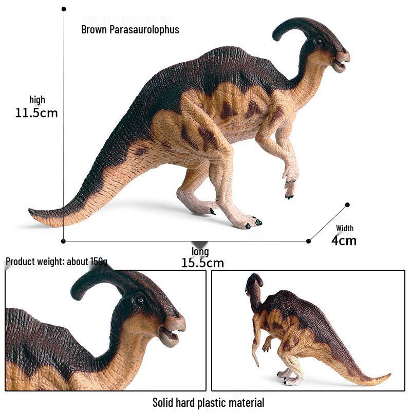 Parasaurolophus Dinosaur Model: Educational Simulation Toy for Children