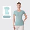 LU3.0 Women's Quick-Dry Short Sleeve Yoga Top for Fitness and Running