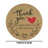 Round Thank You Stickers Envelope Seal Label Paper Tags Decals Stationery for Present