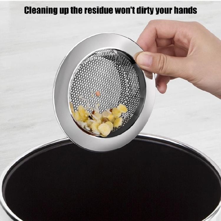 3Pcs Metal Sink Strainer Basket Food Scrap Collector Bathroom Bathtub Drain Strainer Stainless Steels Drain Hair Catcher