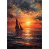 Wave Lighthouse Girl Surfing Canvas Painting Palm Tree Print Wall Art Picture Living Room Decor Sea Beach Poster Ocean Ship Boat