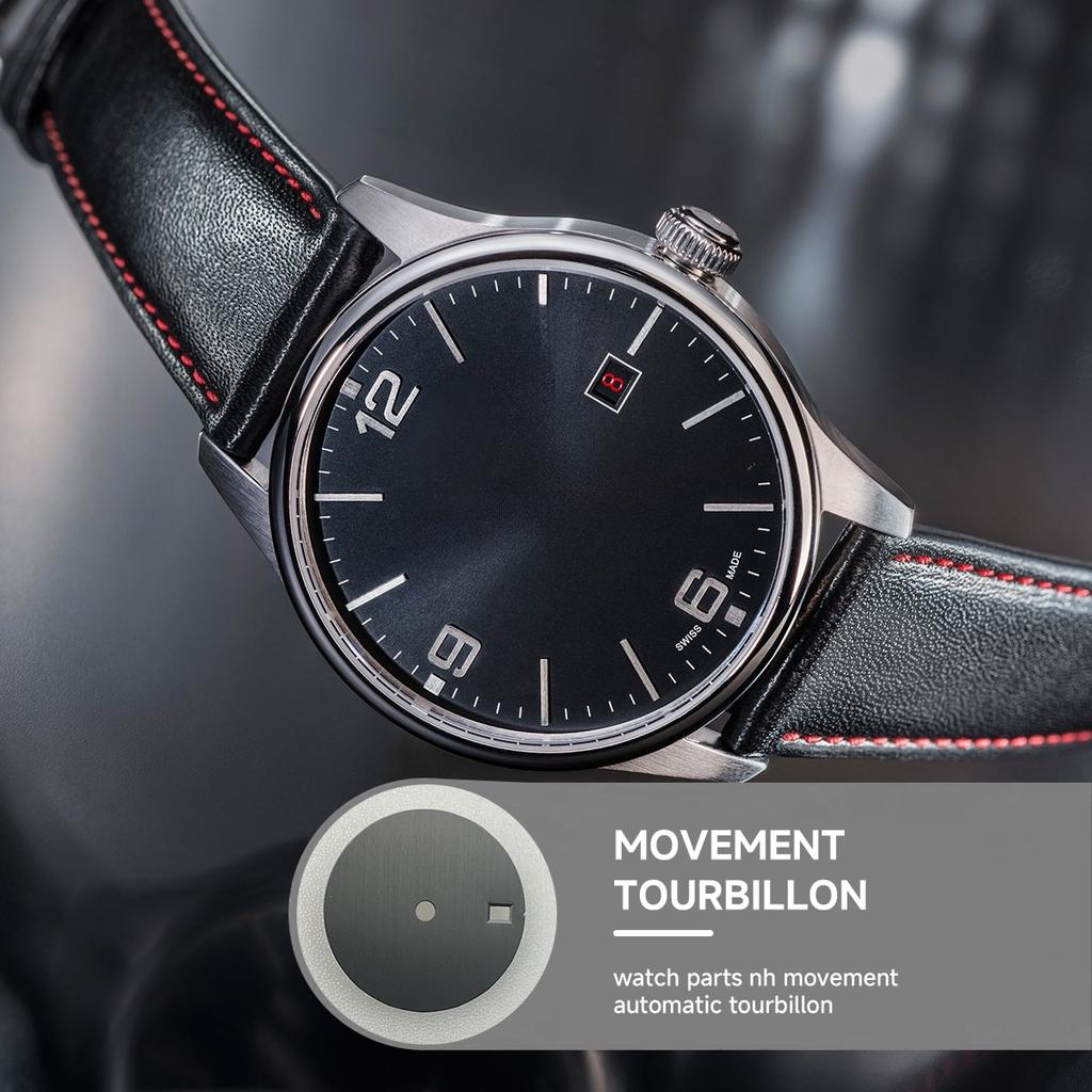 Round Sand Texture 28.5mm Watch Dial Blank Watch Faces for NH35/ NH36/ NH34 Movement DIY Accessories None/single/double Calendar