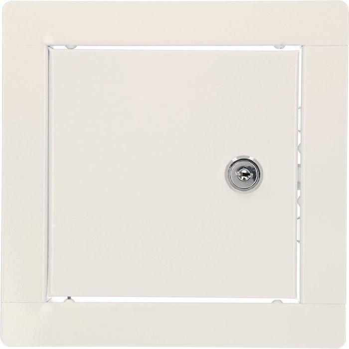 Trappe de visite - KOTARBAU - 15 x 15 cm - Métal - Blanc - Accès facile