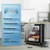 Compact Vertical Dish Drying Cabinet for Tableware and Utensils