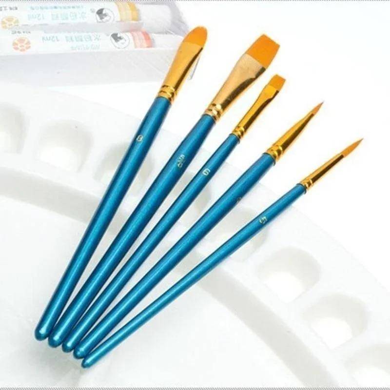 

Профессиональный набор для рисования, 10 шт., акриловое масло, акварель, художественные кисти, кисть для гуаши